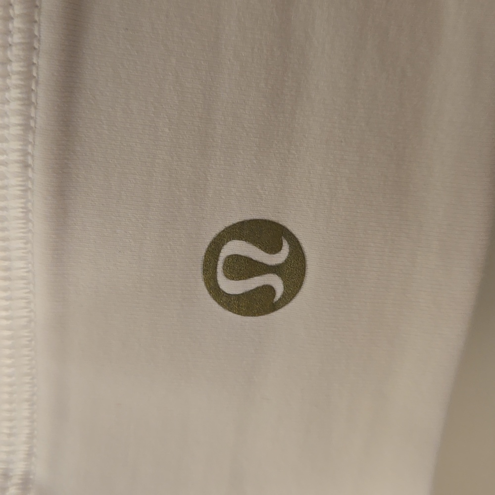 Lululemon Energy Bra High Neck Long Line Zip Special Edition - White - Picture 5 of 11